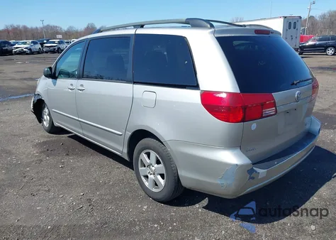 2005 Toyota Sienna Le z USA, uszkodzony, nr VIN 5TDZA23C95S380868